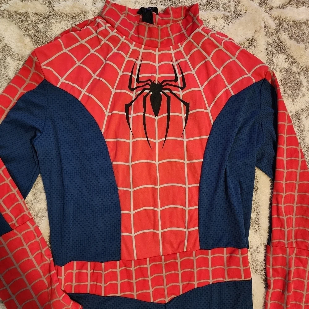 The Amazing Spider-Man 2 Suit Halloween Costume Cosplay Size Boy's 18 - No Mask
